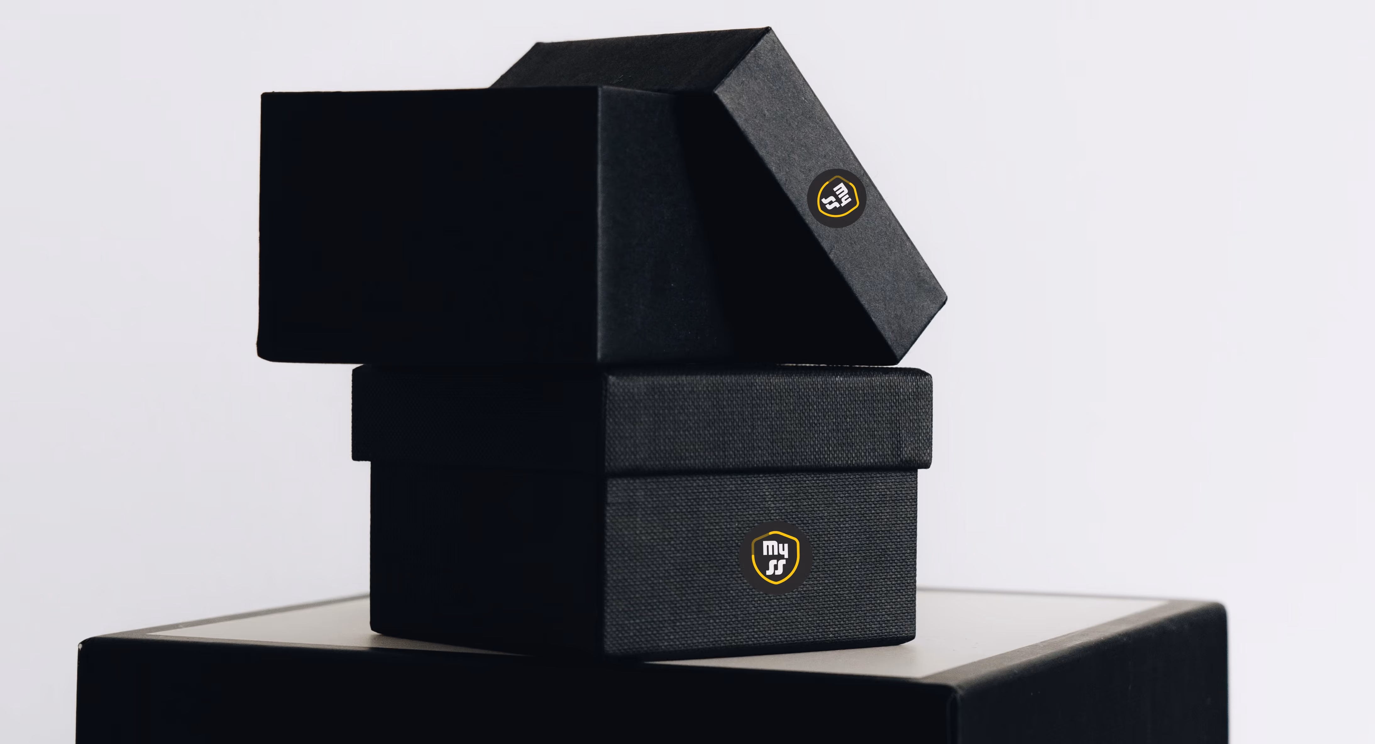 MySS products in floating boxes